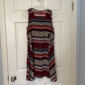 Eight Sixty Boho Patterned Shift Dress